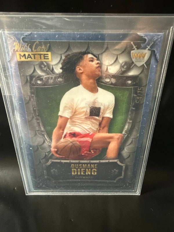 2022 Wild Card Weekend Warrior Ousmane Dieng WW-26 Numbered 54/75