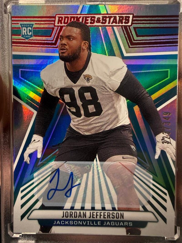 2024 Panini rookies and stars Jordan Jefferson numbered autograph