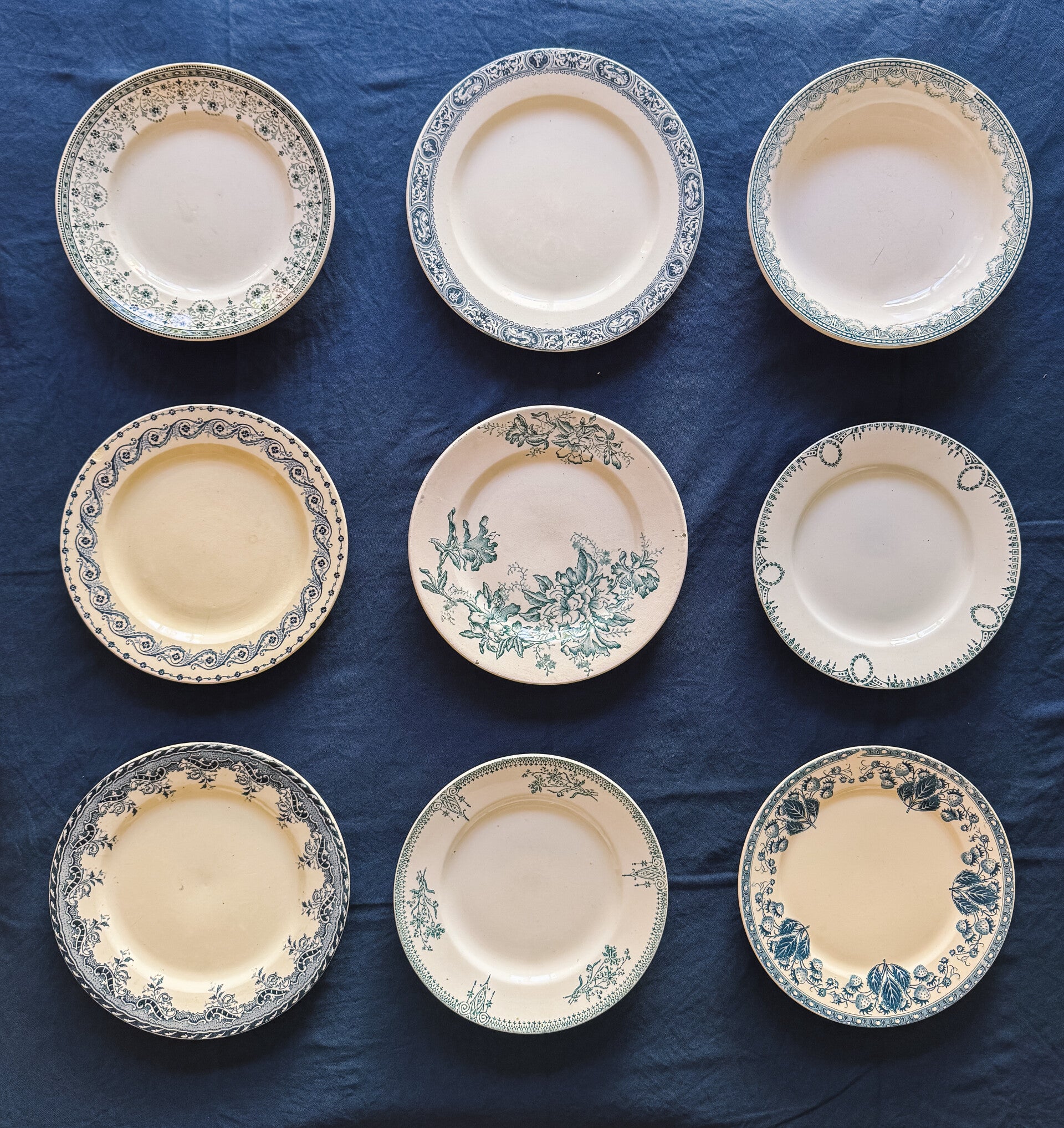 Assiettes XIXè