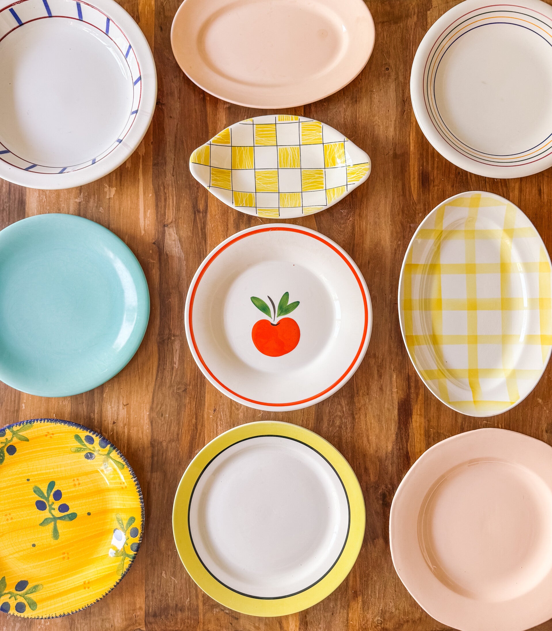 Assiettes de présentation Soleil