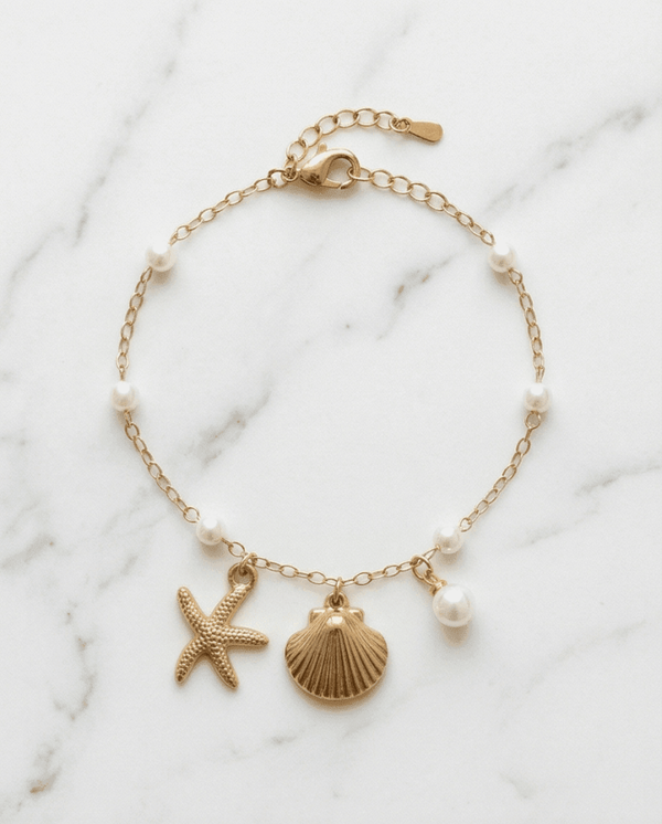 Pulsera Sea Pearl Charm – Elegancia marina en versión minimalista