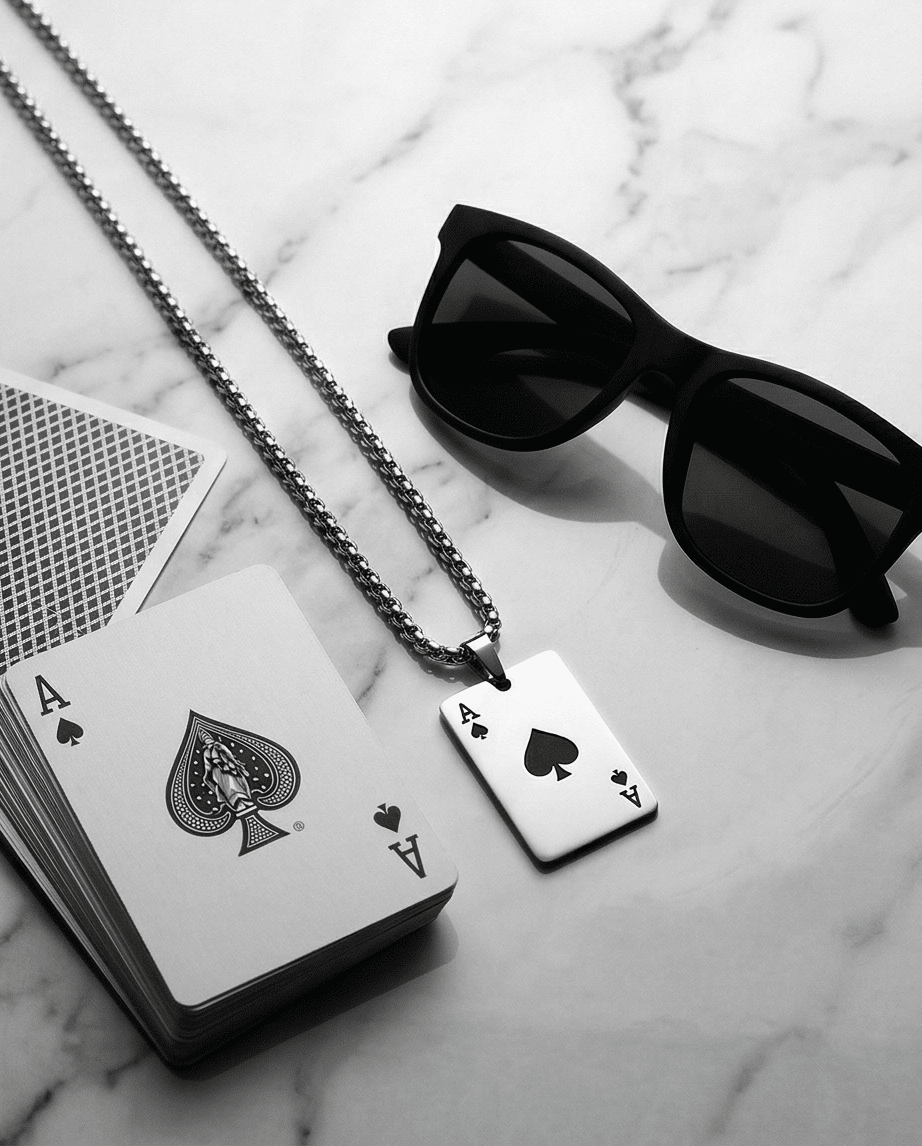 Ace of Spades Steel – Collar As de Picas