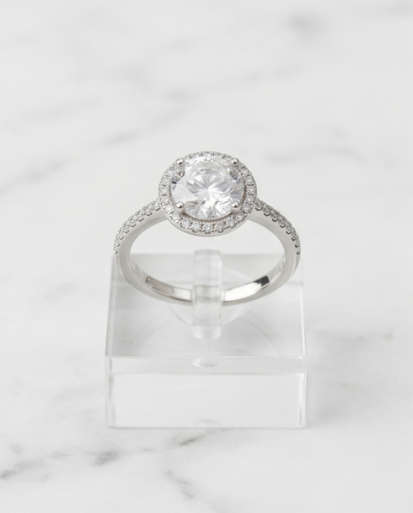 Anillo Ajustable Halo Brilliance – Acero Quirúrgico 316L