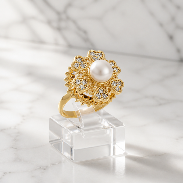 Anillo Roseta Imperial - Oro 18k
