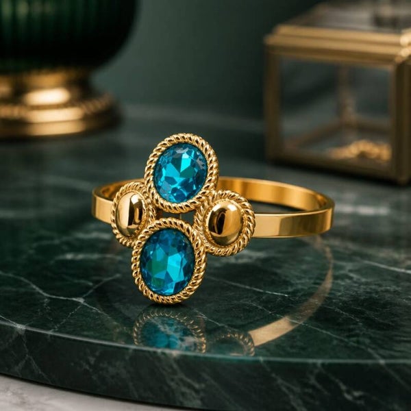Brazalete Vintage Azul Real