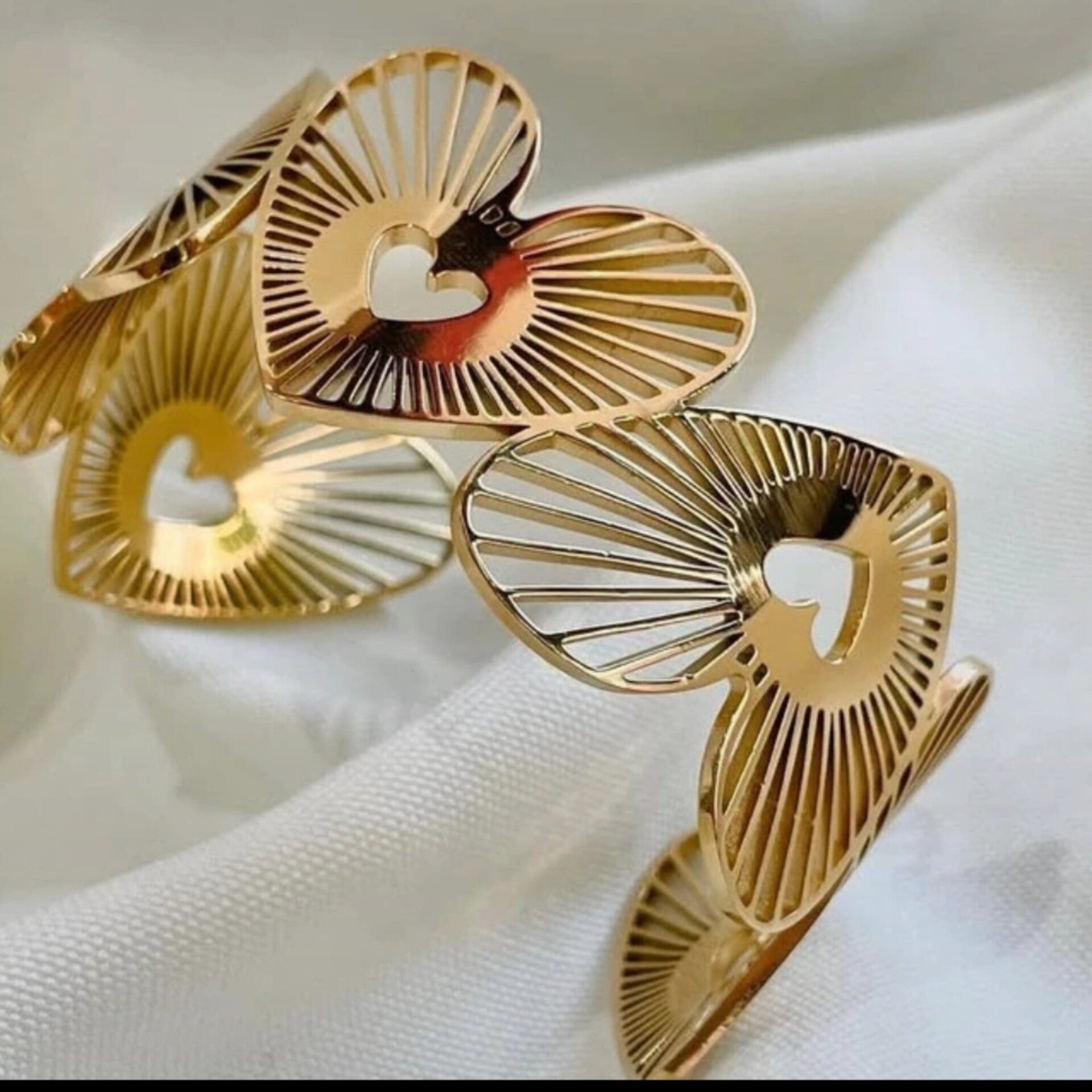 Pulseras, Brazaletes, Tobilleras Acero Oro