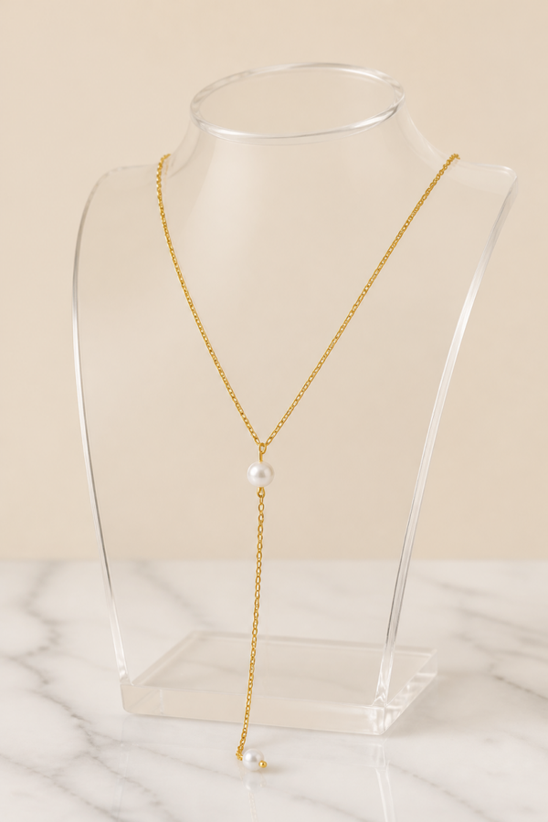 Collar Corbatero Perla Imperial