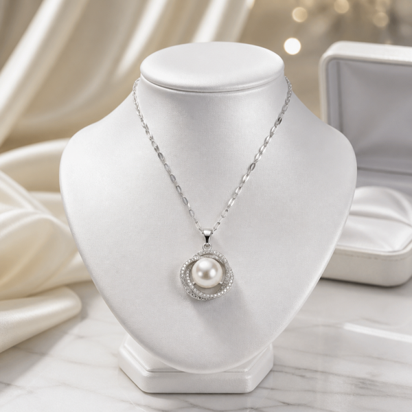 Collar Diva Pearl - acero 316L