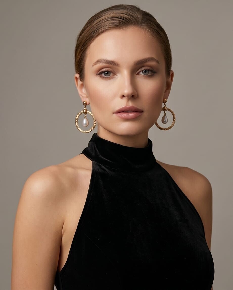 Pendientes Aura Dorada - Chapado oro 18klt