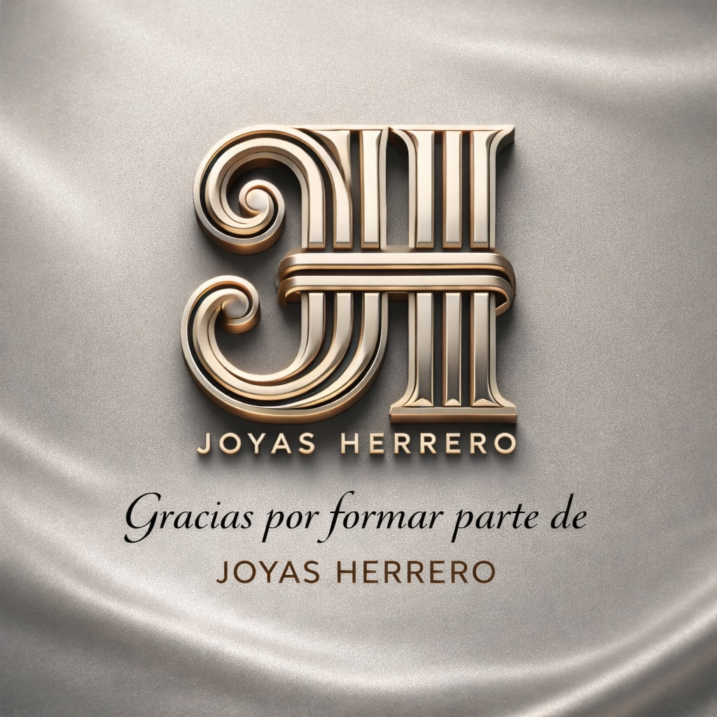 logo de jjoyas herrero y gracias por formar parte de nosotras