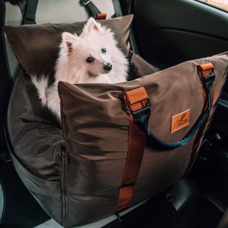 Honden Autostoel – Auto Hondenmand – Luxe Autostoel Hond - L’élianne