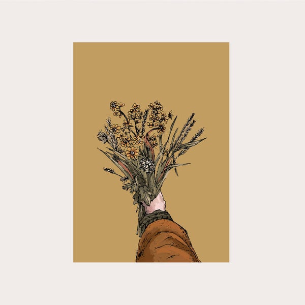 Kaart bos bloemen nieuw