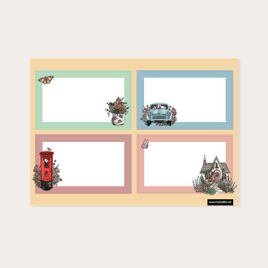 Adreslabels Engeland