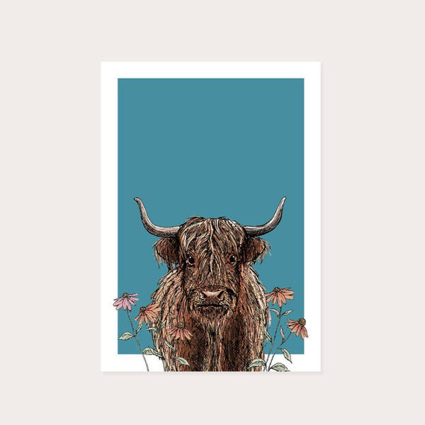 Kaart schotse hooglander