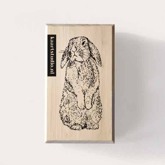 Stempel konijn hangoor