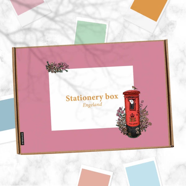 Stationerybox, maart/april Engeland