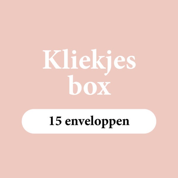 Kliekjesbox 15 enveloppen