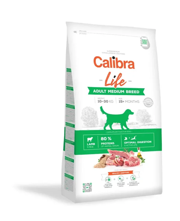 Calibra Life canine adult agneau 2.5kg-12kg