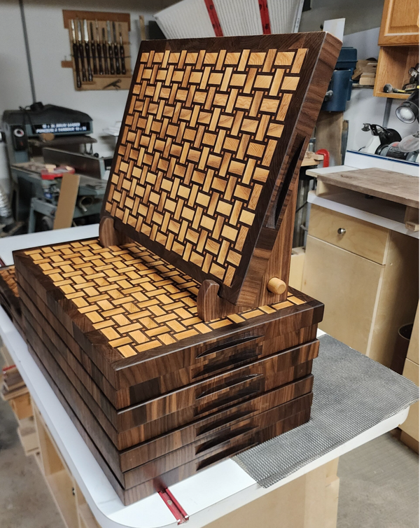 Basket Weave Cutting Board