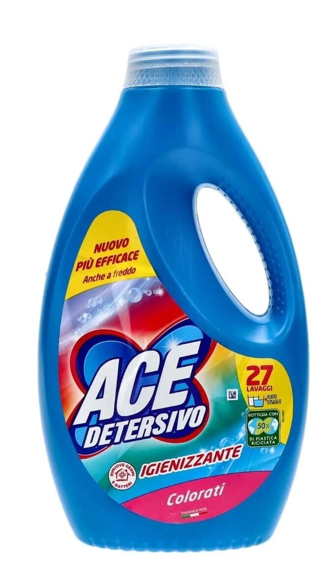 Ace Det. Lavatrice Colorati 27 Lavaggi