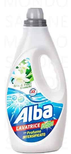 Alba Det. LAvatrice Iris e Fiori Bianchi 33 Lavaggi