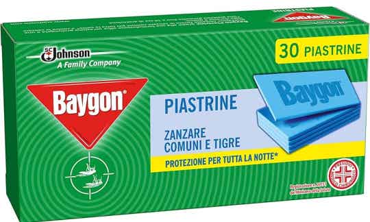Baygon Piastrine Ricarica Antizanzare 30pz