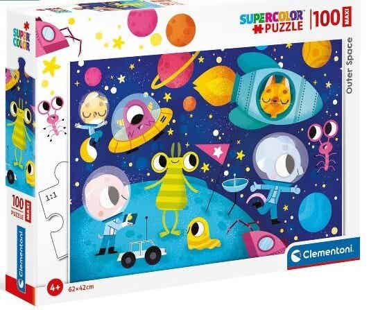Clementoni Puzzle Alieni Outer Space 100pz