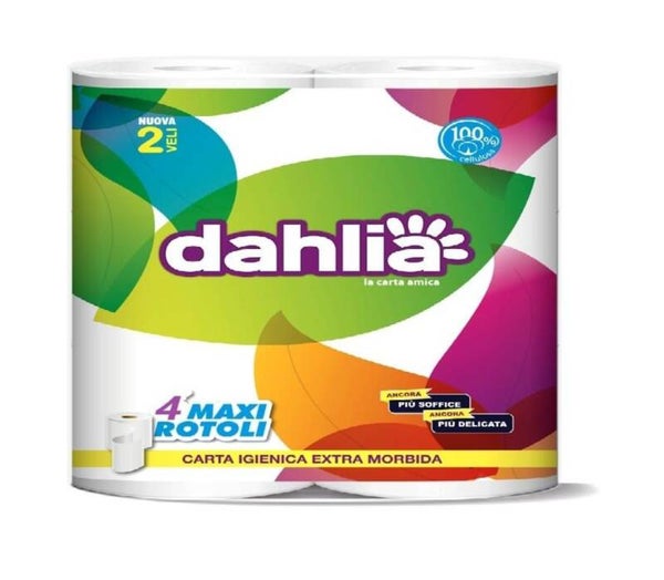 Dahlia Carta Igienica 4 Rotoli