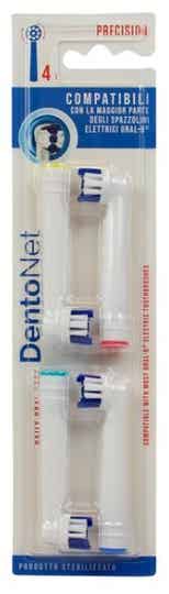 DentoNet Testine Spazzolino Elettrico Compatibili Oral B X4