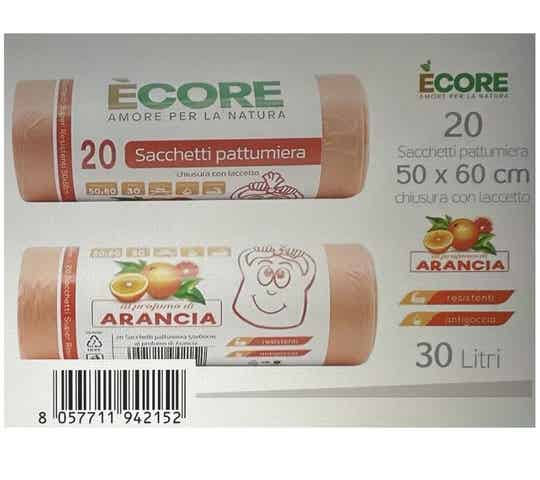 Ecore 20 Sacchetti Pattumiera 50 x 60 cm