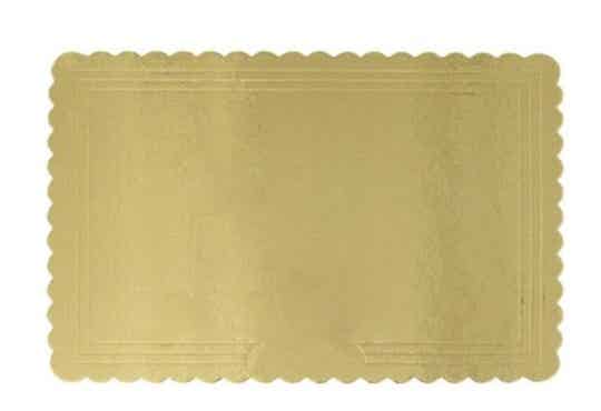 Happy color Vassoio Carta oro  15 x 30 pz 2