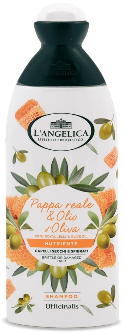 L' Angelica Shampoo Nutriente Capelli Secchi e Sfibrati Pappa Reale e Olio d' Oliva250ml