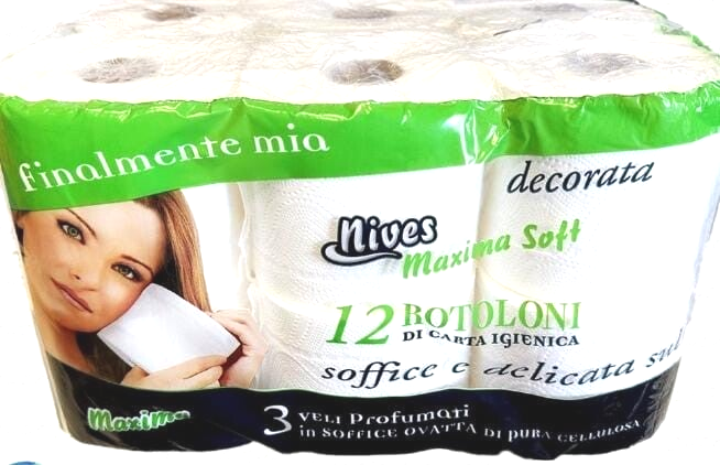 Nives Carta Igienica 12 Rotoli 3 Veli Profumata