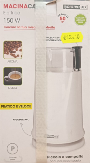 Dictrolux Macina Caffè e Semi 150w Compatto