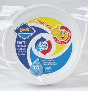 Imb Piatti Frutta & Dessert 25 pz