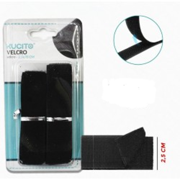 Kucito Velcro 2,5 x 70cm 2pz