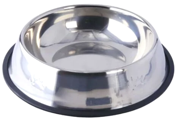 We Pet Ciotola in Acciaio D. 15cm con Gommino