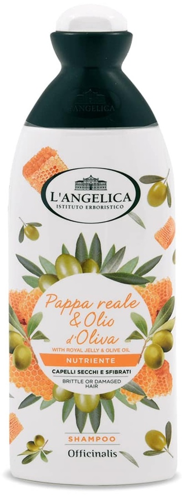 L' Angelica Shampoo Nutriente Capelli Secchi e Sfibrati Pappa Reale e Olio d' Oliva250ml