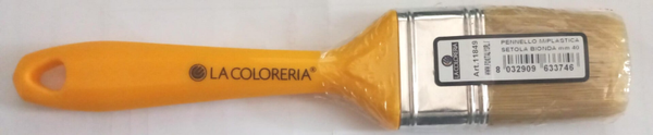 La Coloreria Pennello Manico Moplen 40mm Setola Bionda