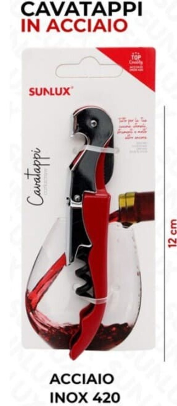 Sunlux Cavatappi in Acciaio 12cm