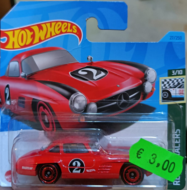 Hotwheels Retro Racers Mercedes Benz 300 SL 3+