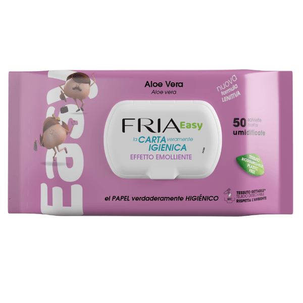 Fria Salviette Carta Igienica Umidificata 50pz Gettabile nel WC