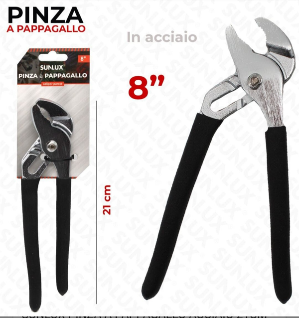 Sunlux Pinza Pappagallo 8 pollici