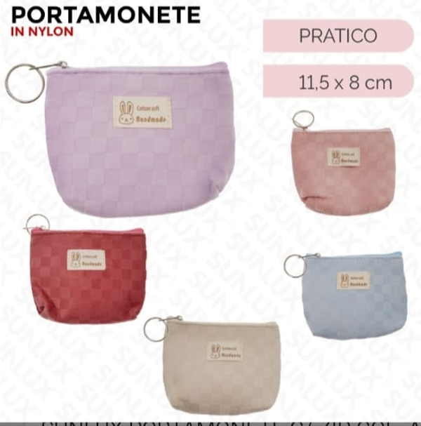 Sunlux Portamonete in Nylon 11 x 8cm