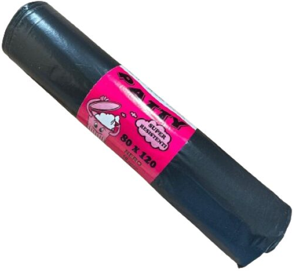 Patty Sacco Pattumiera Condominiali 80 x 120cm 10 Sacchi Nero