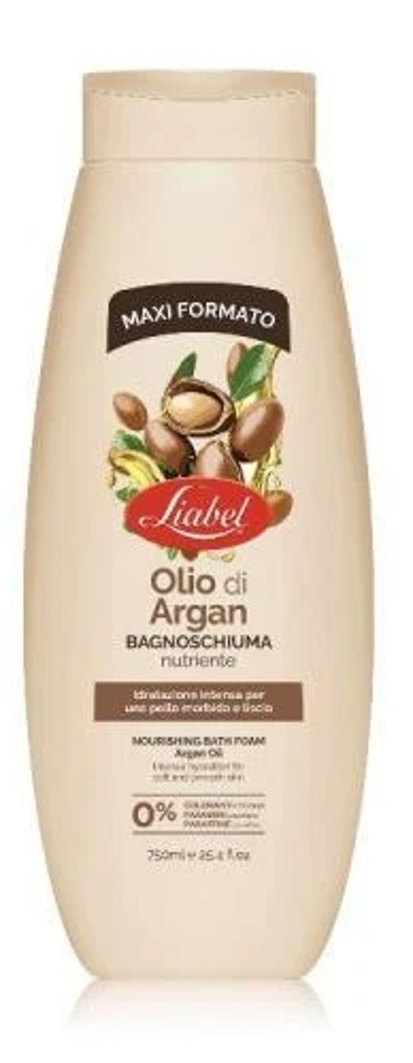 Liabel Bagnoschiuma Olio di Argan Nutriente 750ml