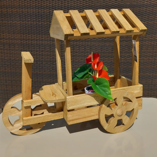 Ad Trend Carretto in Legno 46 x 18 x h40 cm