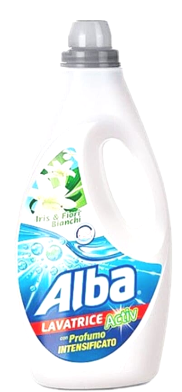 Alba Det. LAvatrice Iris e Fiori Bianchi 60 Lavaggi