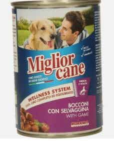 Miglior Cane Bocconi con Selvaggina 405gr
