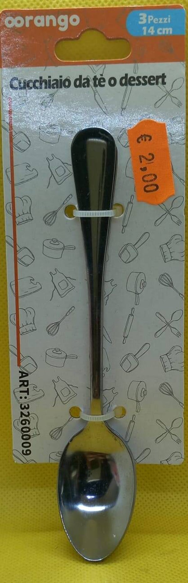 Oorango Cucchiaino Da Tè Dessert 3 pz